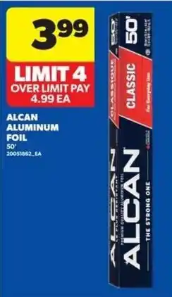Real Canadian Superstore Alcan aluminum foil offer