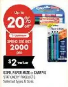 Shoppers Drug Mart Expo, Paper Mate or Sharpie stationery products offer