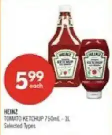 Shoppers Drug Mart Heinz tomato ketchup offer