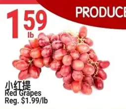SunFood Supermarket Red Grapes offer