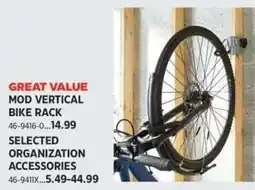 Canadian Tire Great Value mod vertical bike rack offer