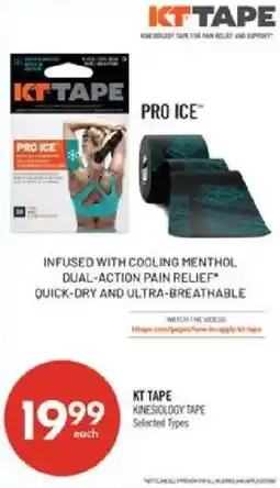 Shoppers Drug Mart Kt tape kinesiology tape offer