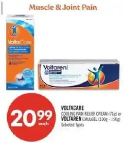 Shoppers Drug Mart Voltaren cooling pain relief cream or voltaren emulgel offer