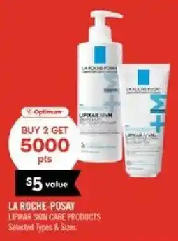 Shoppers Drug Mart La Roche-Posay lipikar skin care products offer