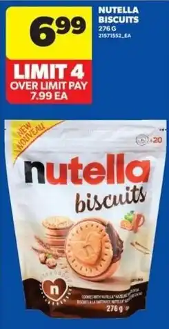 Real Canadian Superstore Nutella biscuits offer