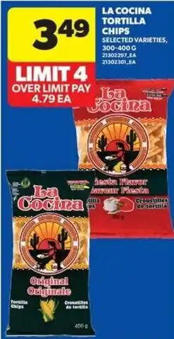 Real Canadian Superstore La Cocina tortilla chips offer