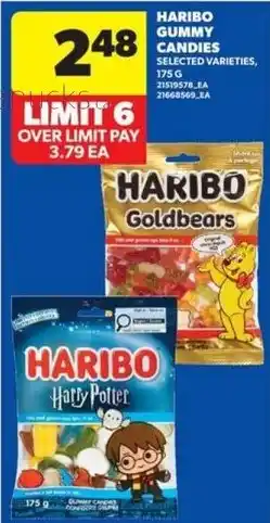 Real Canadian Superstore Haribo gummy candies selected varieties offer