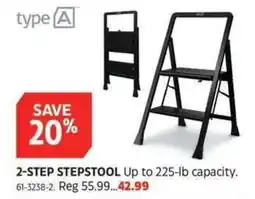 Canadian Tire Type A 2-step stepstool offer