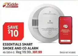 Canadian Tire Kidde essentials smart smoke and co alarm offer