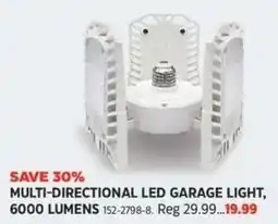 Canadian Tire Multi-directional led garage light offer