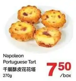 T&T Supermarket Napoleon Portuguese Tart offer