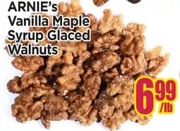 Johnvince Foods Arnie's vanilla maple syrup glazed walnuts offer