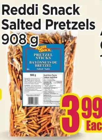 Reddi Snack salted pretzels