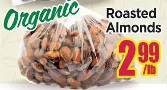 Organic Roasted Almonds