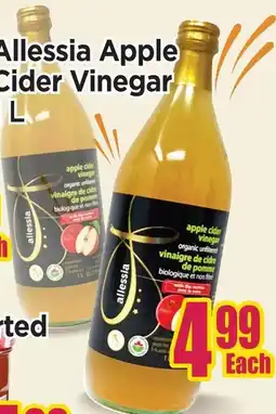 Johnvince Foods Allessia apple cider vinegar offer