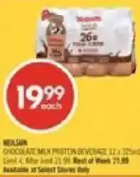 Shoppers Drug Mart Neilson chocolate milk protein beverage offer