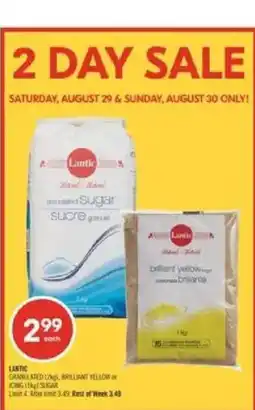 Shoppers Drug Mart Lantic granulated sugar offer