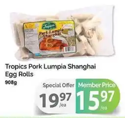 T&T Supermarket Tropics pork lumpia shanghai egg rolls offer