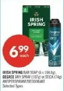 Shoppers Drug Mart Irish spring bar soap offer