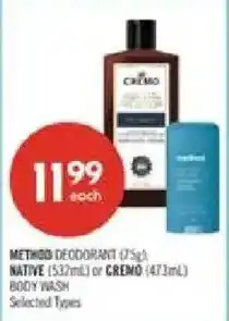 Shoppers Drug Mart Method body wash offer
