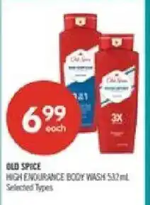 Shoppers Drug Mart Old Spice high endurance body wash offer