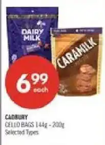 Shoppers Drug Mart Cadbury cello bags offer