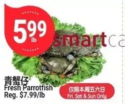 SunFood Supermarket smartca Fresh Parrotfish offer