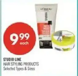 Shoppers Drug Mart Studio line hair styling products offer