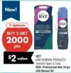 Shoppers Drug Mart Veet hair removal products offer