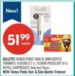 Shoppers Drug Mart Gillette Venus Public Hair & Skin Gentle Trimmer offer