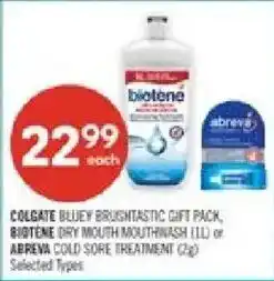 Shoppers Drug Mart Colgate bluey brighstastic gift pack offer