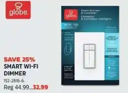 Canadian Tire Globe smart wi-fi dimmer offer