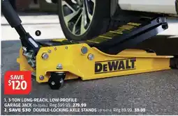 Canadian Tire 3-ton long-reach, low-profile garage jack offer