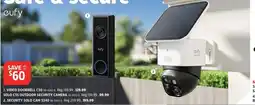 Canadian Tire eufy video doorbell c30 solo c35 outdoor security camera security solo cam s340 offer