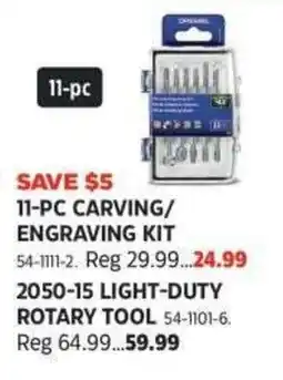 Canadian Tire Oremel 11-pc Carving/Engraving Kit offer