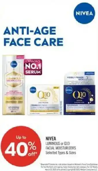 Nivea anti-age face care