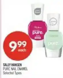Shoppers Drug Mart Sally Hansen pure nail enamel offer