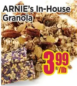 Johnvince Foods Arnie's in-house granola offer