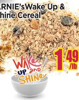 Johnvince Foods arnie's wake up & shine cereal offer