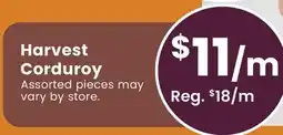 Fabricland Harvest Corduroy offer