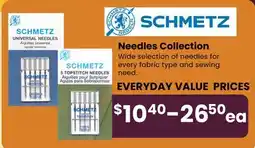 Fabricland Needles Collection offer