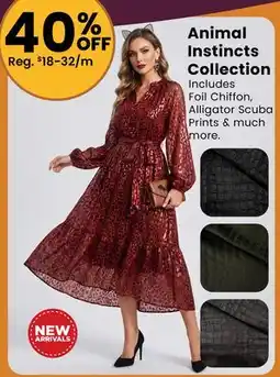 Fabricland Animal Instincts Collection offer