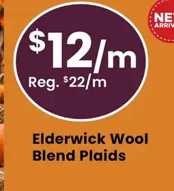 Fabricland Elderwick Wool Blend Plaids offer