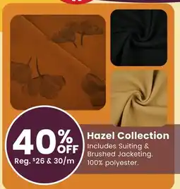 Fabricland Hazel Collection offer
