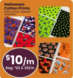 Fabricland Halloween Cotton Prints offer