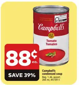 Giant Tiger Campbell's condensed soup offer