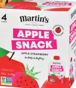 Giant Tiger Martin's Apple Snack pouches offer