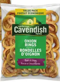 Giant Tiger Cavendish Farms onion rings offer