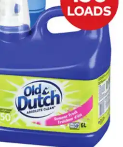 Giant Tiger Old Dutch laundry detergent offer