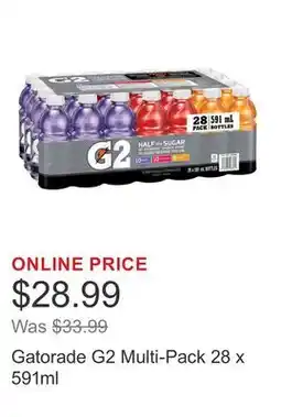 Costco Gatorade G2 Multi offer